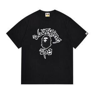 Bape Black and White Short Sleeve Tee